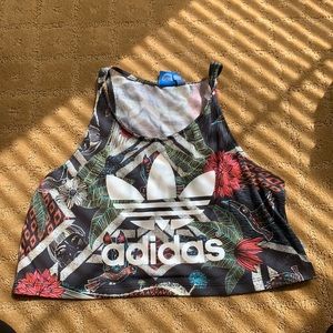 Adidas crop workout top